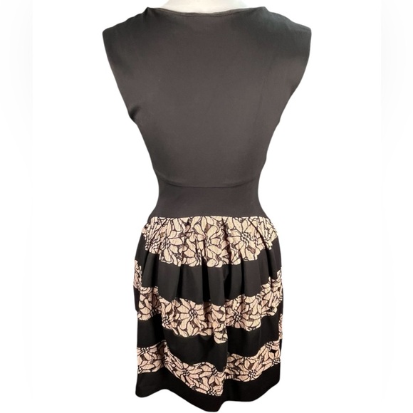 Anthropologie | Eva Franco | Strata Floral Lace Fit & Flare Dress - Picture 5 of 9